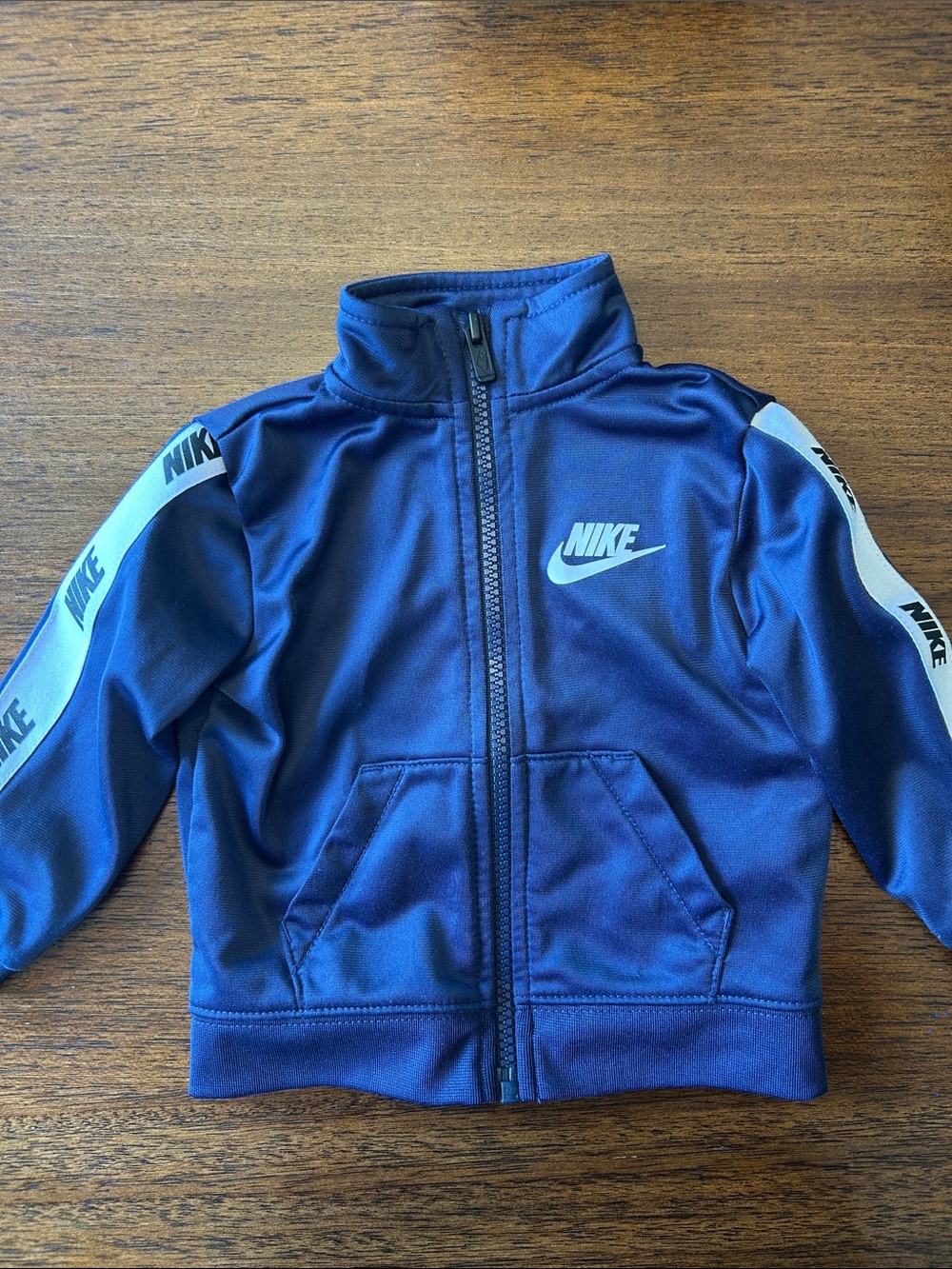 Boys 12 Months Navy Nike Adidas Zip Up Jacket